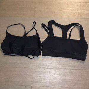 Black sports bra- lululemon